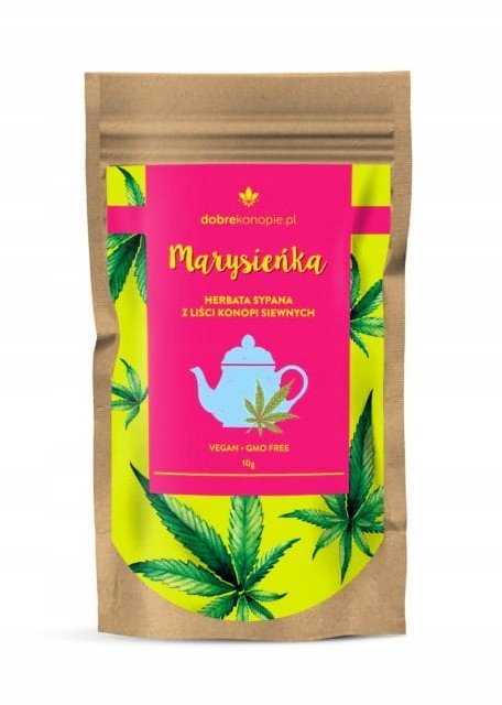 Marysieńka herbata konopna - 100% roślina z nasion konopi - 15 g