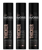 Kosmetyki do stylizacji włosów - Bardzo mocny lakier do włosów Syoss 3x 300ml - miniaturka - grafika 1