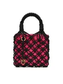 Torebki damskie - PINKO Torebka Handbag Mini Pe 25 Pltt 105165 A2L9 Czarny - miniaturka - grafika 1