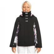 Kurtki i płaszcze dla dziewczynek - Kurtka dziewczęca Roxy Galaxy na narty czarna z membrana 10K-140 - miniaturka - grafika 1