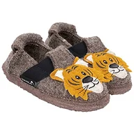 Buty dla dziewczynek - Nanga Unisex Roar Tiger kapcie dziecięce, brązowy - brązowy - 27 EU - miniaturka - grafika 1