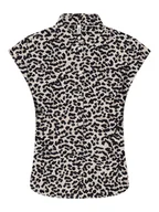 Bluzki damskie - ONLY Koszula "Nova" w kolorze beżowo-czarnym - miniaturka - grafika 1