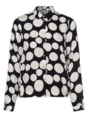 Koszule damskie - Emily van den Bergh - Bluzka damska, niebieski|biały|wielokolorowy - miniaturka - grafika 1