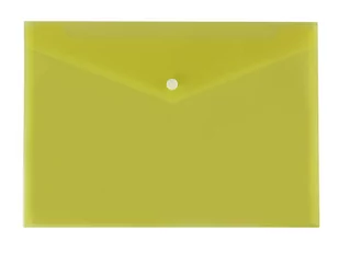 Teczka koperta na zatrzask A5 PP żółta - żółty - Teczki i skoroszyty - miniaturka - grafika 1