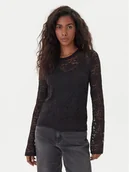 Bluzki damskie - Vero Moda Bluzka Kanya 10336176 Czarny Regular Fit - miniaturka - grafika 1