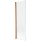 Parawany nawannowe - Mexen Mist parawan nawannowy 1-skrzydłowy 60 x 150 cm, transparent, miedź szczotkowana - 8A9-060-001-65-00 - miniaturka - grafika 1