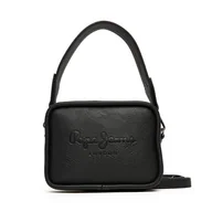 Torebki damskie - Torebka Pepe Jeans Bassy Code PL0300004 Czarny - miniaturka - grafika 1