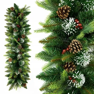 Girlanda Choinka Diamentowa Szyszki 100 cm - Ozdoby bożonarodzeniowe - miniaturka - grafika 1