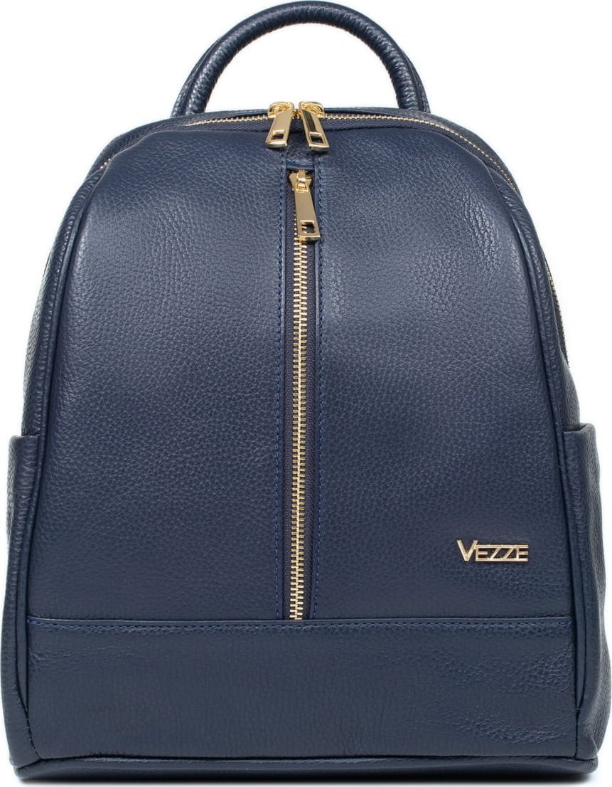 Vezze Plecak Skórzany Vezze Jeto Granatowy