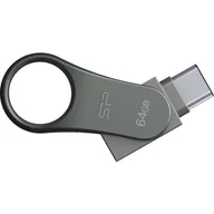 Pendrive - Silicon Power Mobile C80 64GB pami$112$113 USB SP064GBUC3C80V1S - miniaturka - grafika 1