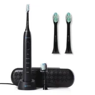 Szczoteczki elektryczne - Szczoteczka soniczna OROMED ORO-BRUSH Czarny + Końcówka szczoteczki OROMED Oro-Brush Czarny (2 sztuki) - miniaturka - grafika 1