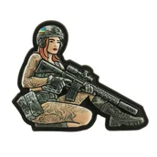 Odzież taktyczna i umundurowanie - M-Tac - Naszywka Tactical Girl №2 Valkiria - PVC - Pełny kolor - 51116213 - miniaturka - grafika 1