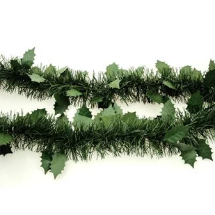 Łańcuch choinkowy 12 cm x 2 m zielony - Ozdoby bożonarodzeniowe - miniaturka - grafika 1