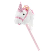 Maskotki i pluszaki - Hobby Horse miękka głowa konia koń na kiju jednorożec 70 cm dźwięki galopu - miniaturka - grafika 1