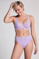 Majtki damskie - Hunkemöller Figi z wysokim stanem Diva Fioletowy - miniaturka - grafika 1