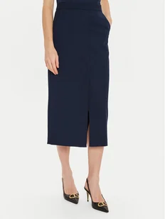 TWINSET Spódnica ołówkowa 242TP2153 Granatowy Regular Fit - Spódnice - miniaturka - grafika 1