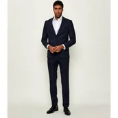 Garnitury - BOSS BLACK Wełniany garnitur C-Huge-2Pcs-252 | Slim Fit - miniaturka - grafika 1