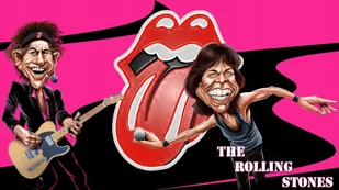 PODKŁADKA POD MYSZ Nadruk 22x18cm The Rolling Stones - Lips Tekst Prezent - Podkładki pod mysz - miniaturka - grafika 1