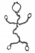 Stroje karnawałowe - Łańcuchy Kajdany Na Całe Ciało Wiezień - miniaturka - grafika 1