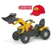 Jeździki dla dzieci - Rolly Toys Traktor JCB 8250 V-Tronic z ładowaczem czołowym - miniaturka - grafika 1
