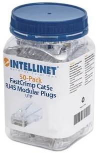 Wtyk RJ45 8P/8C Cat 5e UTP linka/drut przelotowy 50 sztuk 790369 - Pozostałe akcesoria sieciowe - miniaturka - grafika 1