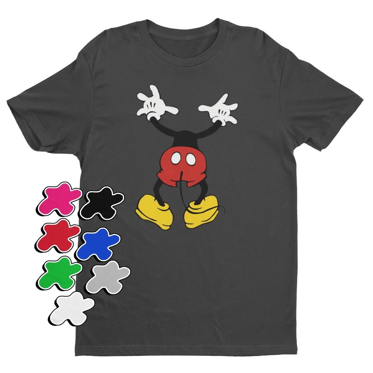 Koszulka T-Shirt Dziecięca Z Nadrukiem Myszka Miki Minnie Różne -M 134-140