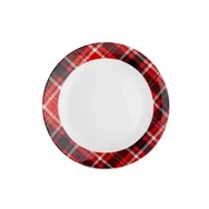 Talerze - Talerz deserowy Christmas 20 cm wielokolorowy - miniaturka - grafika 1