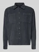 Koszulki męskie - Kurtka koszulowa o kroju regular fit ze sztruksu model ‘FABER’ - miniaturka - grafika 1