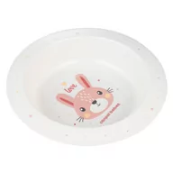 Miseczki i talerzyki dla dzieci - Canpol babies Miska plastikowa dla dziecka 270 ml CUTE ANIMALS 4m+ - miniaturka - grafika 1