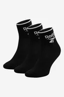 Skarpetki damskie - Reebok R0362-SS24 (3-pack) Czarny - miniaturka - grafika 1