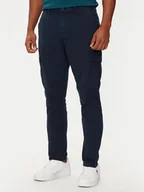 Spodnie męskie - Tommy Jeans Spodnie materiałowe Austin DM0DM20750 Granatowy Slim Fit - miniaturka - grafika 1