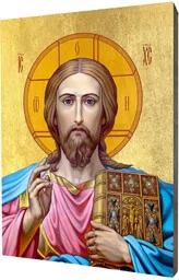 Ikona Chrystus Wszechwładca - Ikony i obrazy sakralne - miniaturka - grafika 1