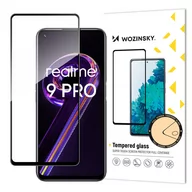 Szkła hartowane na telefon - Wozinsky super wytrzymałe szkło hartowane Full Glue na cały ekran z ramką Case Friendly Realme 9 Pro czarny - miniaturka - grafika 1