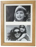 Ramki na zdjęcia - Ramka na zdjęcia galeria 17x23 na zdjącie 10x15 dąb BD art - miniaturka - grafika 1