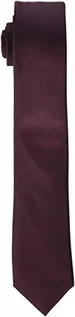 Krawaty i muchy męskie - Seidensticker Męski wąski krawat, czerwony (czerwony 49), jeden rozmiar - grafika 1