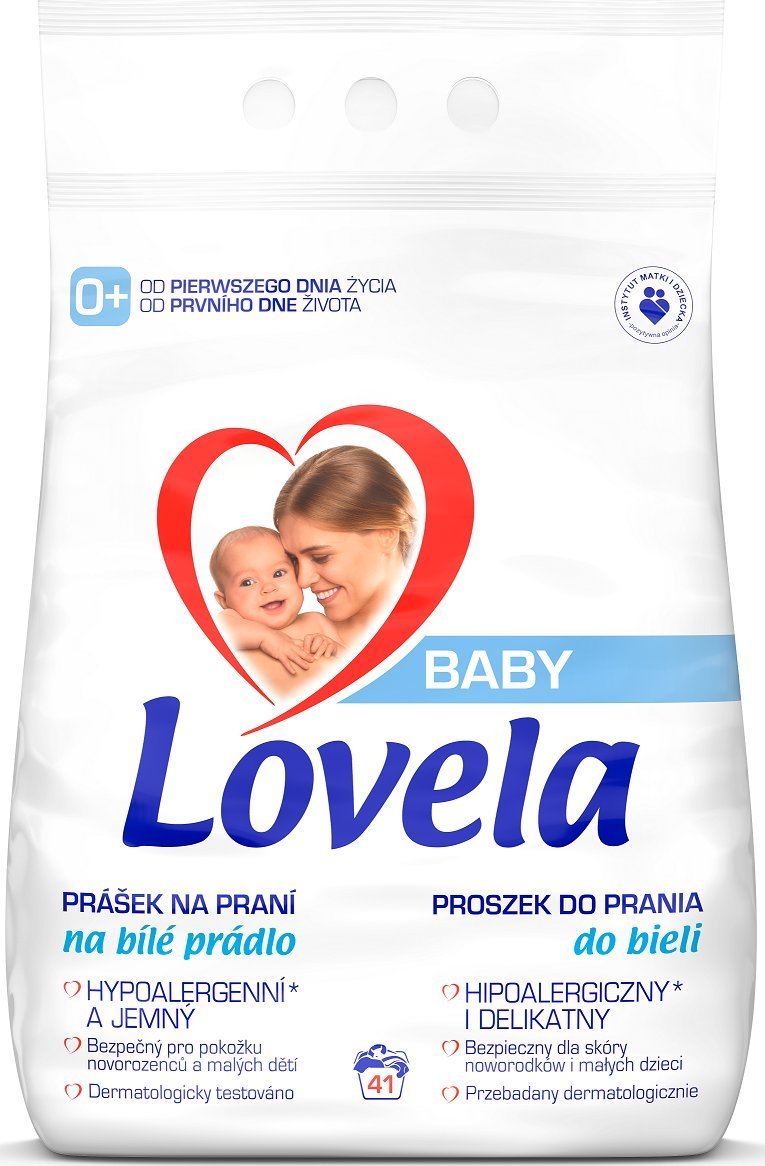 Lovela Proszek do prania białego dla dzieci 4,1 kg