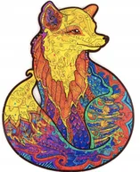 Puzzle - PUZZLE DREWNIANE DLA DOROSŁYCH KOLORY LIS S - miniaturka - grafika 1