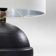 Lampy stojące - KARE Kalahari lampa stołowa z szarą podstawą, kula - miniaturka - grafika 1