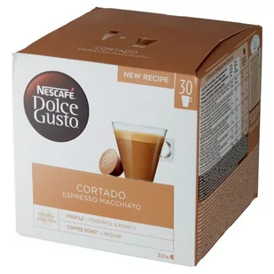 Nescafe NESTLÉ Kapsułki Dolce Gusto Cortado Espresso Macchiato 30 sztuk 7734-uniw - Kawa w kapsułkach i saszetkach - miniaturka - grafika 1