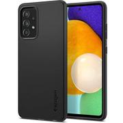 Etui i futerały do telefonów - Spigen THIN FIT GALAXY A52 / A52 5G / A52s 5G BLACK ACS02314 - miniaturka - grafika 1