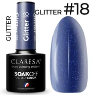 Lakiery hybrydowe - Claresa Lakier Hybrydowy Brokat 18 5ml - miniaturka - grafika 1