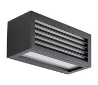 Lampy ogrodowe - Rabalux 77100 - LED Kinkiet zewnętrzny LUBLIN LED/10W/230V IP54 czarny - miniaturka - grafika 1