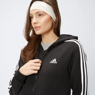 Bluzy damskie - ADIDAS BLUZA ROZPINANA Z KAPTUREM W 3S FL FZ HD - miniaturka - grafika 1