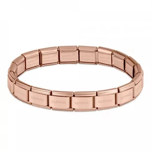 Murrano Bransoletka Bazowa ITALIAN CHARMS Rose Gold Plating 19cm IB-006-19cm - Charmsy - miniaturka - grafika 1