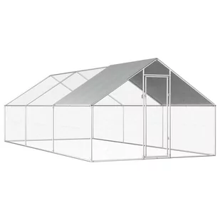 VidaXL Klatka zewnętrzna dla kurcząt, 2,75x6x1,92 m, stal galwanizowana 170790         VidaXL - Akcesoria do hodowli zwierząt - miniaturka - grafika 1