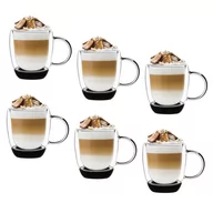 Szklanki - Tadar Szklanki Do Latte Termiczne Z Podwójnymi Ściankami Szklane Sublime 350 Ml 6 Szt - miniaturka - grafika 1