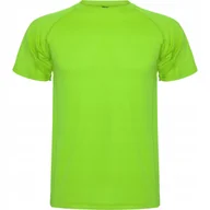 Koszulki męskie - Koszulka Sportowa Męska T-shirt CONTROL DRY ROLY 0425 ZIELONA LIME M - miniaturka - grafika 1