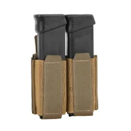 Odzież taktyczna i umundurowanie - Direct Action - Niskoprofilowa Ładownica na dwa magazynki Low Profile Pistol Magazine Pouch® - 9mm/.40/.45 - Coyote Brown - PO-PTLP-CD5-CBR - miniaturka - grafika 1