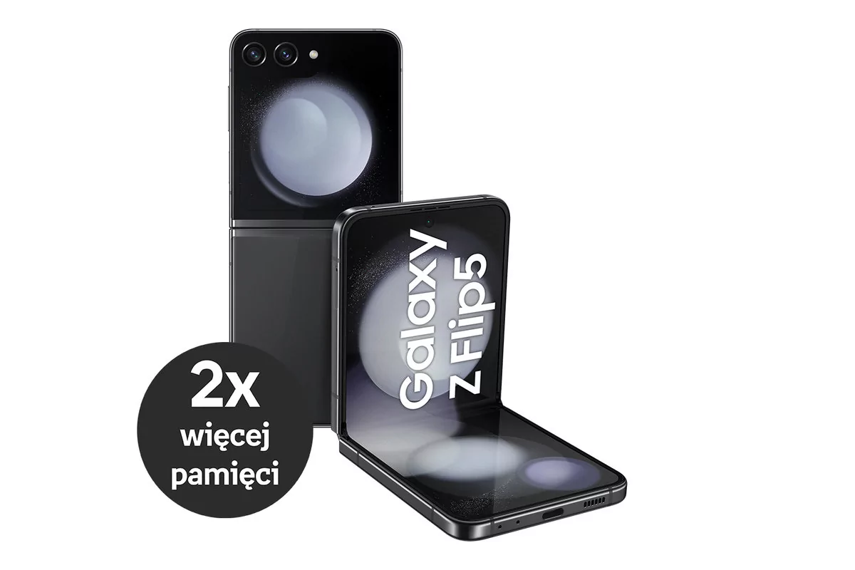 Samsung Galaxy Z Flip 5 5G 8GB/512GB Dual Sim Grafitowy