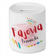 Skarbonki - Skarbonka Dla Marysi Majii na Urodziny na Prezent z Nadrukiem ze Zdjęciem + Opakowanie na prezent (wzór 02) - miniaturka - grafika 1